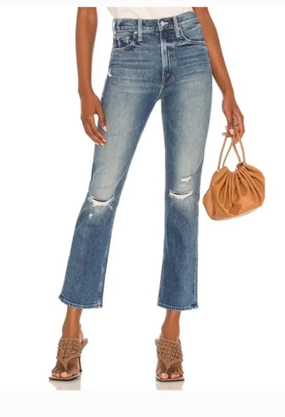 Mother High Waisted Rider Ankle Jeans Far Beyond The Sky Womens Size 27